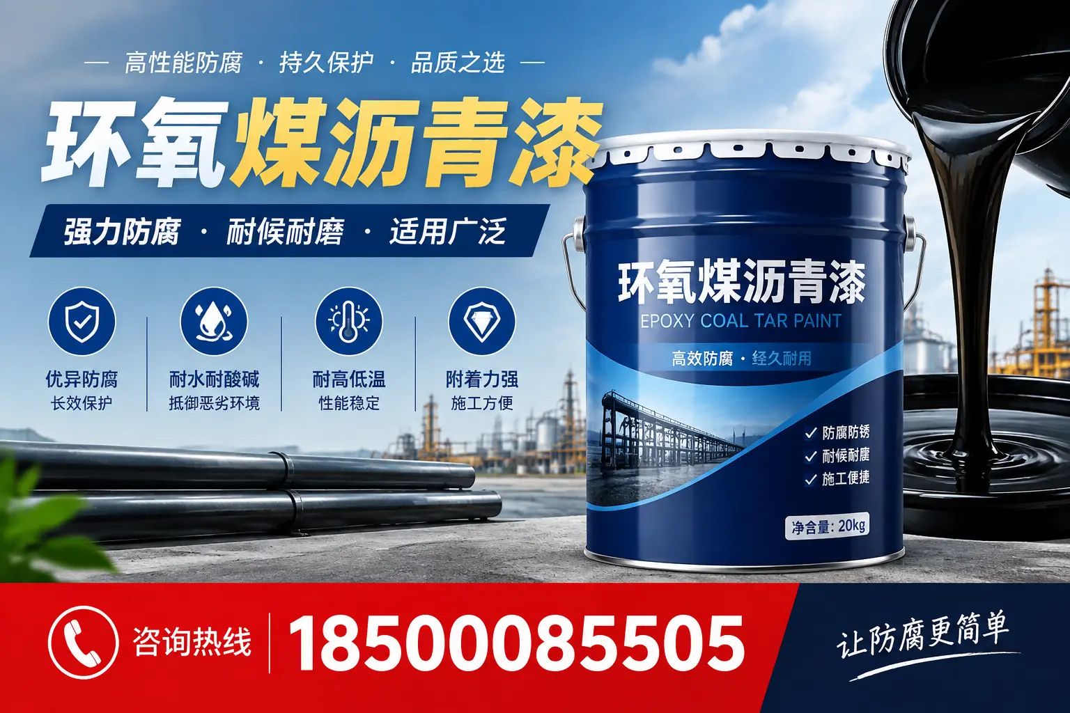 环氧煤沥青漆在不同气候条件下的表现分析,唐山适用性