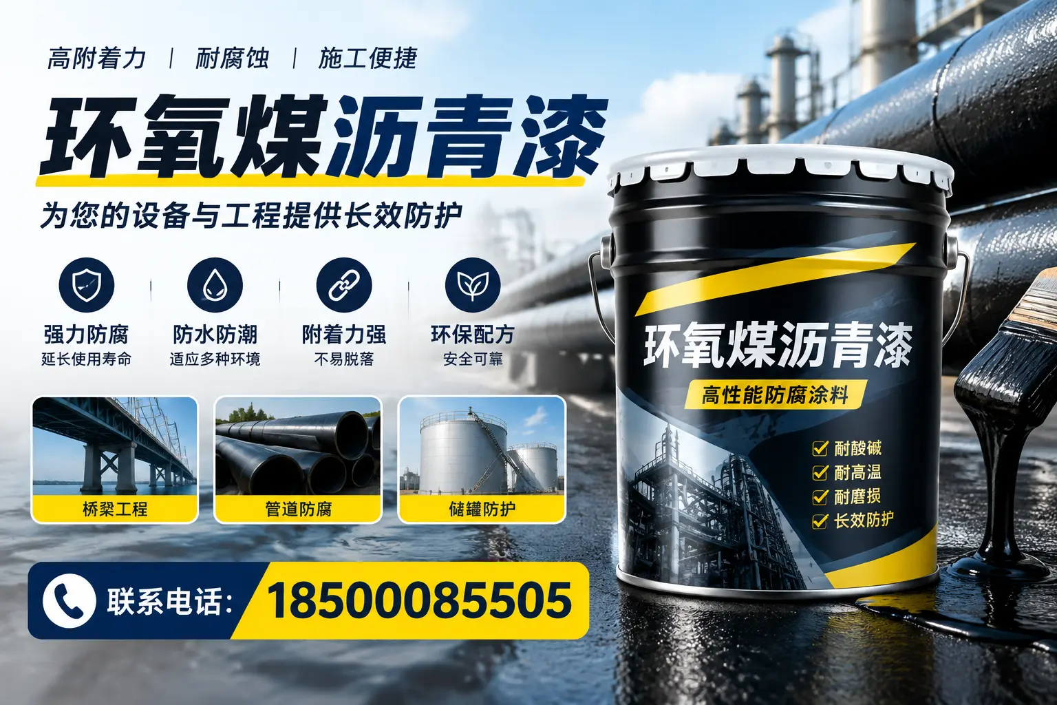 环氧煤沥青漆与其他涂料的对比分析,助力唐山企业决策