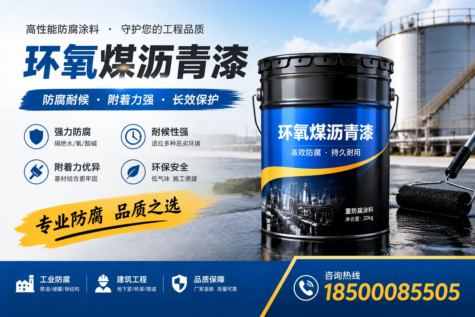 如何选择适合的环氧煤沥青漆?唐山市场选型指南